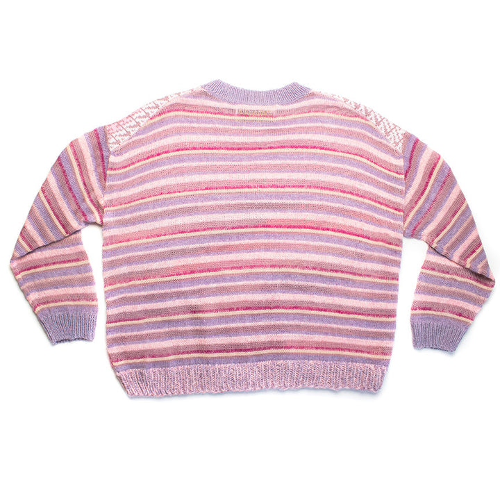 Philadelphia Intarsia + Chunky Hand Knit Collage Sweater