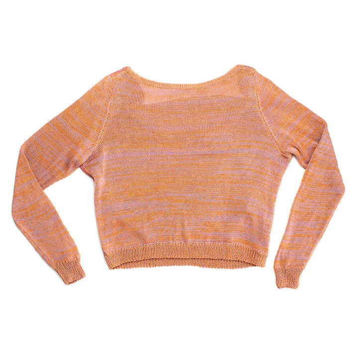 Reversible Cowl-Neck Sweater