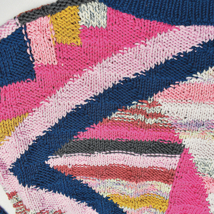 Fuchsia Racecar Crew-Neck Sweater