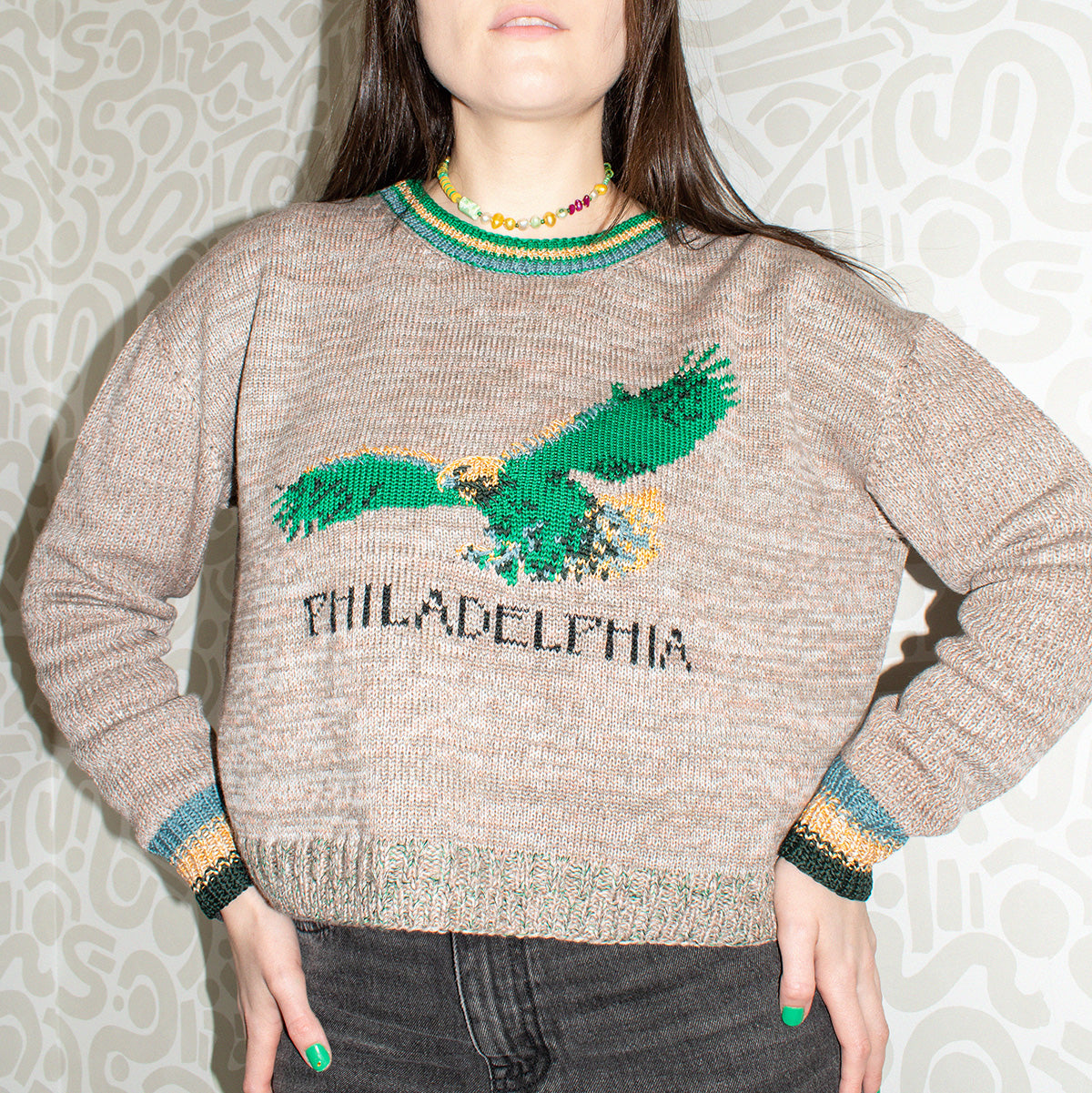 Handmade Philadelphia Eagles Sweater