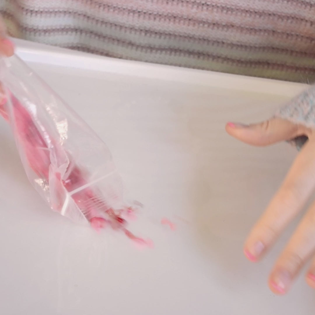 Noto Red & Fuchsia Square Charm Necklace