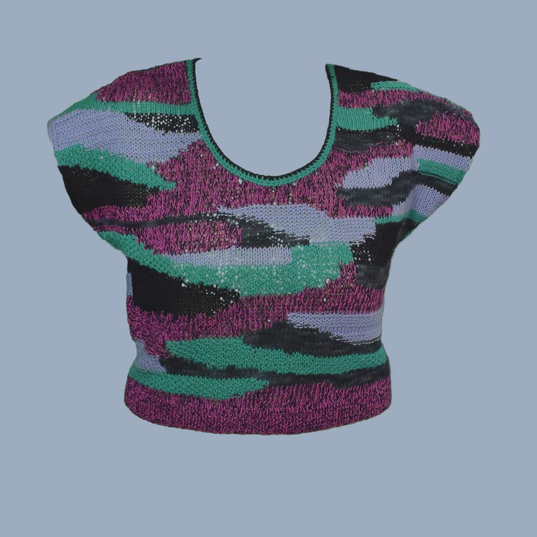 Moody Atlas Intarsia Sweater